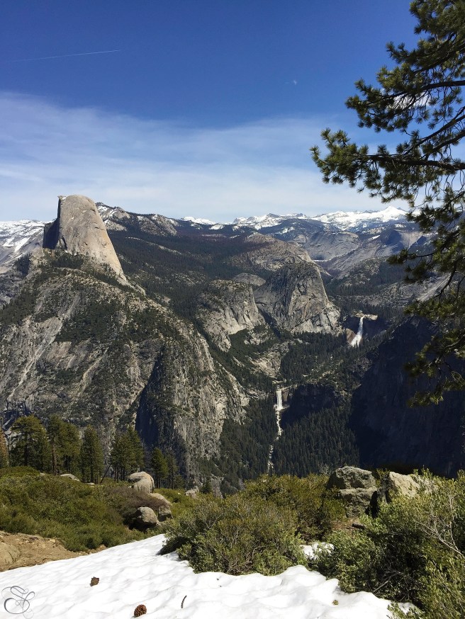 Half Dome Vernal and Nevada Falls